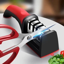 4 Solt Knife Sharpener Professional Ceramic Tungsten Kitchen Sharpening System