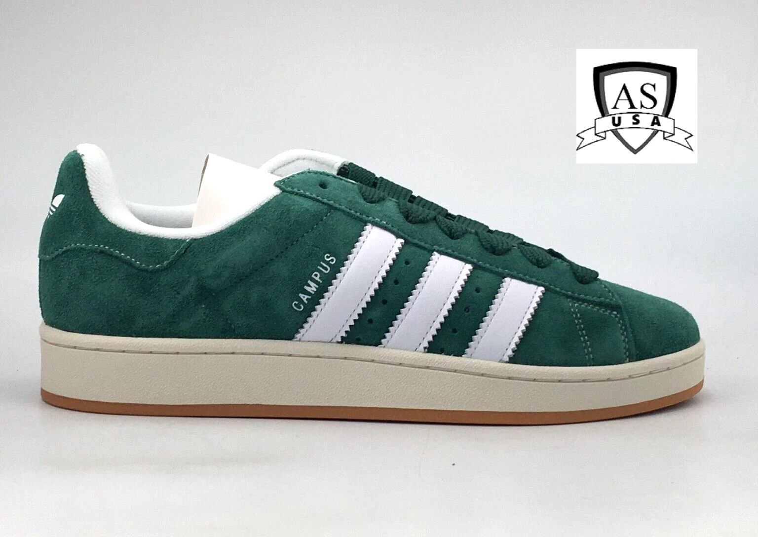 Adidas Campus 00s Dark Green Gum Shoes Size 11.5, 12 Casual Sneakers H03472 New