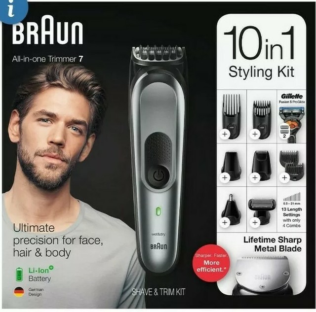 braun 10 in 1 beard trimmer series 7