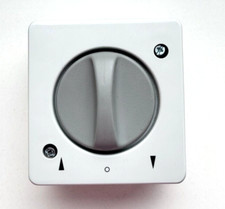Altron Aufputz Drehtaster IP44 Grau (für Feuchtraum) Nr. 100-031