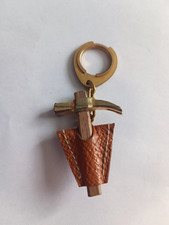 Porte-clés Outillage MARTEAU avec Etui en cuir Keychain vintage 60'