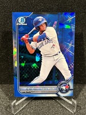 2022 Bowman Draft Chrome Sapphire Luis Meza Toronto Blue Jays #BDC-89