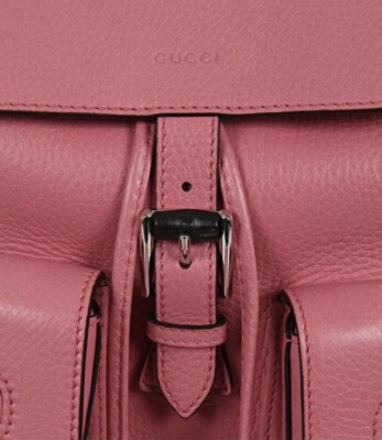 Gucci Bamboo Backpack Tassel Fuchsia Grain Calf Skin Leather Gucci Bamboo Tassel Backpack Leather Mini Pink 3177791 main image 3
