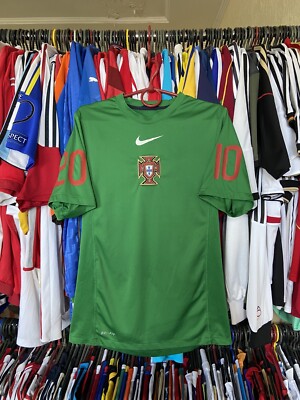 PORTUGAL 2010 2011 PRE MATCH TRAINING SHIRT JERSEY NIKE 377357-302