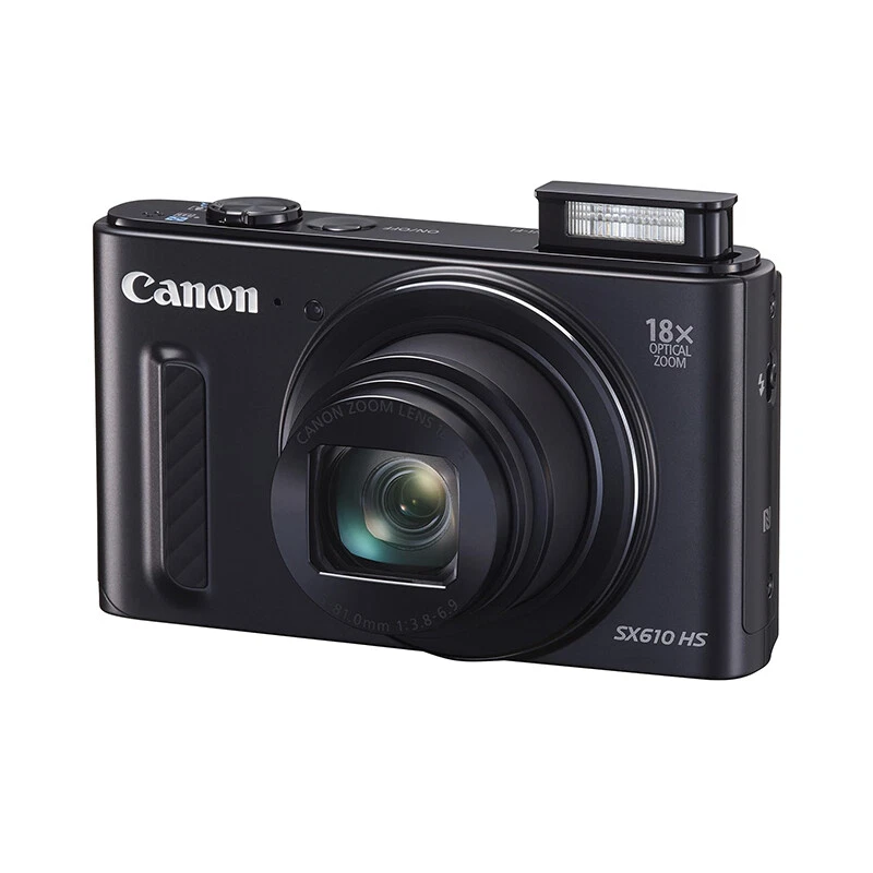 Canon PowerShot SX610 HS 18x Digital Camera Optical Zoom with Charger, SD Card - Image 2 of 4