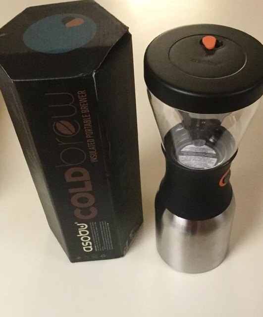 Asobu ColdBrew Portable Cold Brew Coffee Maker With a Vacuum Insulated 40oz Stai for sale online 