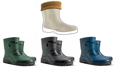 DEMAR Damen Herren Wollsocken Innenschuhe Thermosocken für Gummistiefel  Young