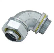 Hubbell 3/4  90 Degree Liquidtight Connector, Uninsulated 3423-8