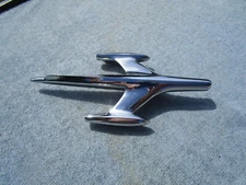Vintage 1957 Oldsmobile Airplane Jet Chrome Fender Ornament Accessory