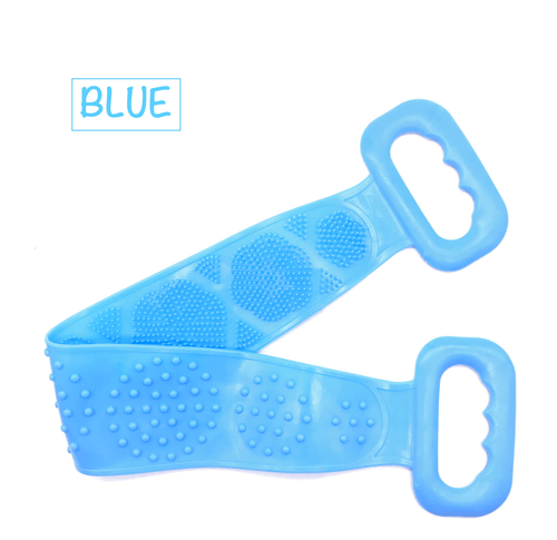 Silicone Bath Towel Back Brush Scrubber Exfoliating Scrub Body Wash Dual Side - Picture 14 of 16