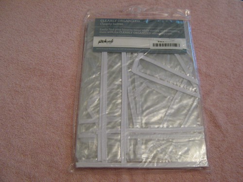 New Richards Homewares Clear Vinyl Plastic Closet Rod Garment