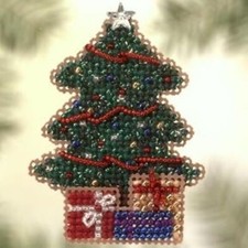 Mill Hill 2005 Winter Holiday Beaded Cross Stitch kit  Gifts Galore  H126