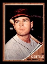 1962 Topps Baseball #290 Jim Gentile NM/MT