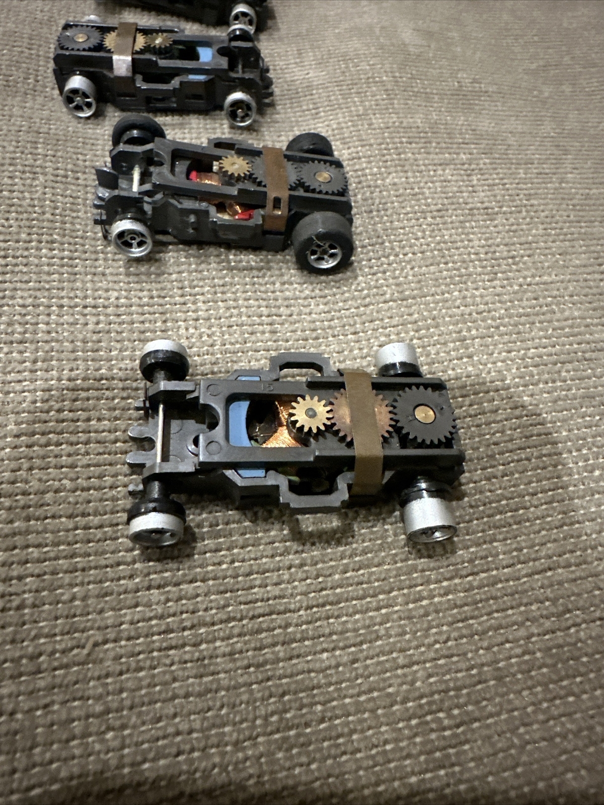 Lot Of Vintage Slot Car Chassis Axles Aurora AFX As Is For Parts Repair