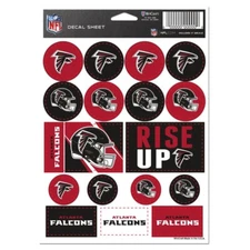Atlanta Falcons NFL Vinyl Die-Cut Sticker Set / Decal Sheet *Free Shipping