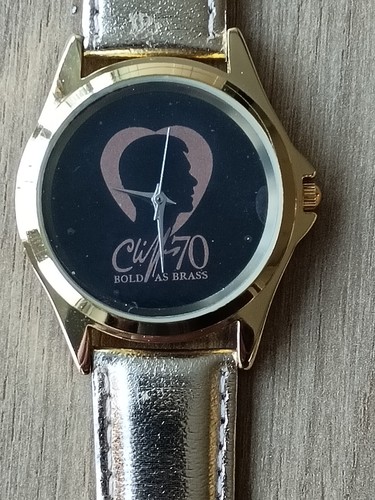 Cliff Richard Memorabilia Souvenir Uhr Cliff 70. Geburtstag fett wie Messing f