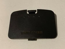 Original Nintendo 64 N64 Memory Expansion Cover -BLACK - NICE - FREE SHIPPING