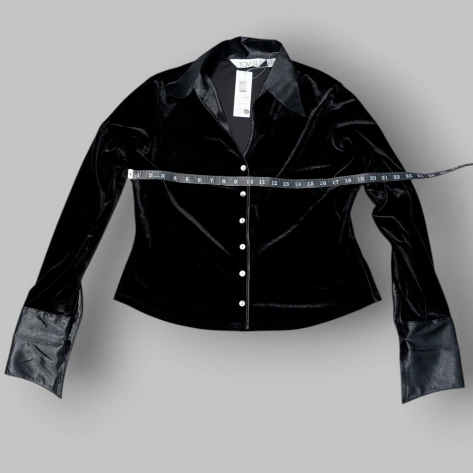 RAVEL XL 天鹅绒夹克,带缎面领和人造毛皮袖口 — 第 4/4 张图片