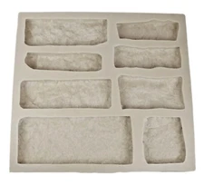 Stone Master Molds Rubber Mold for Concrete, Limestone Flats, 22.75x20.5