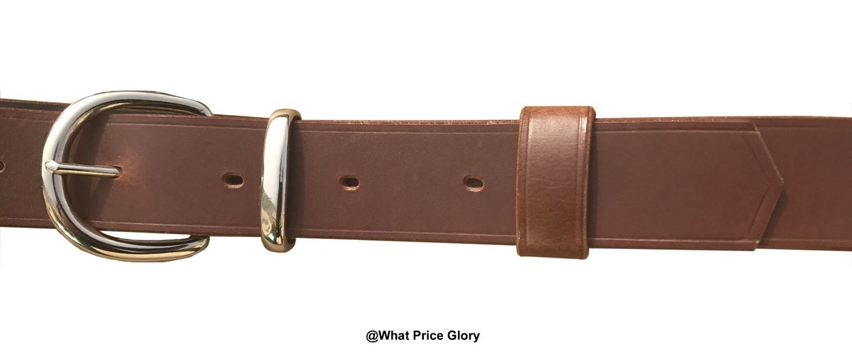 ★TILL I DIE★ Belt bbg leather shoulder bag_Brown Tochigi leather】Big Buckle 40mm Leather Belt 【Silver Color