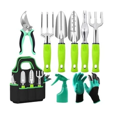 84 PCS Garden Tools Set,10pcs Succulent Tools Set Included 6pcs Large Heavy D...