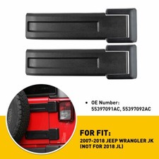 2pcs Rear Lowerupper Tailgate Hinge Covers Trim For 2007-2018 Jeep Wrangler Jk 2pcs Rear Lowerupper Tailgate Hinge Covers Trim For 2007-2018 Jeep Wrangler Jk