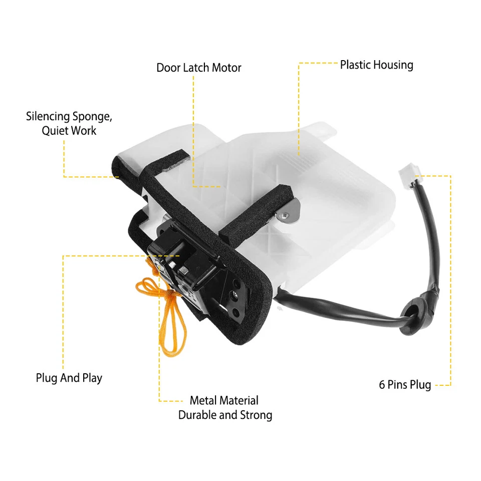 Control de bloqueo trasero del actuador de la puerta trasera para Toyota 4Runner 2003-2009 Foto 4 de 4