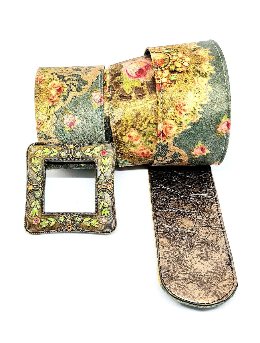Beautiful Colourful Belt With Crystal Touches By Michal  display picture 3