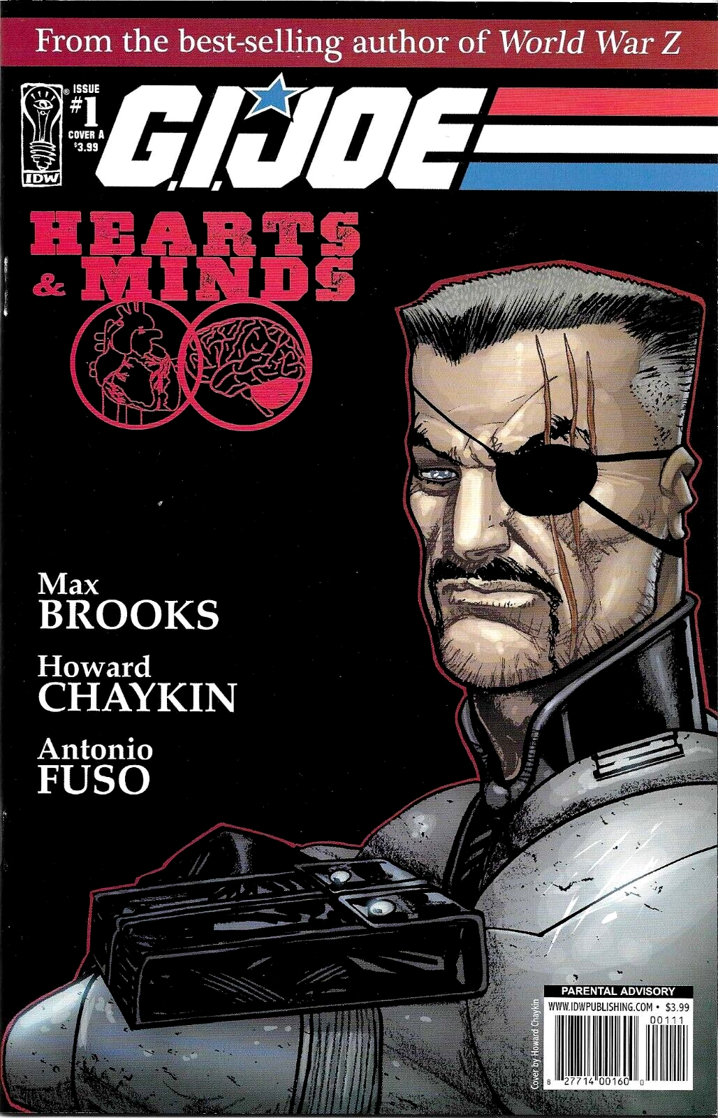 GI JOE HEARTS & MINDS #1  MAJOR BLUDD COVER A  IDW  MAY 2010  N/M  1ST PRINT