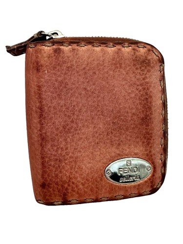 FENDI Pecan pattern bi-fold wallet 5.5 inches | eBay