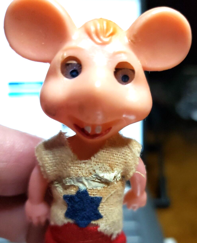 SET OF 2 VINTAGE MICE FIGURES 3” CELLOLOID - Picture 10 of 12
