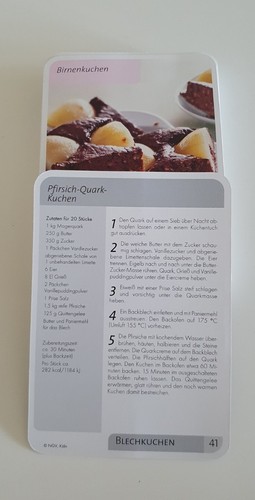 Metallbox Schachtel mit 50 Rezepten Backen Kuchen Torten Tarte Wähen Kochen  - Bild 4 von 5