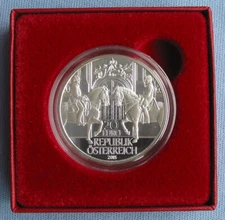 2015 Austria 20€ 450th Ann. Spanish Horse Riding School Vienna 20g .900 Silver