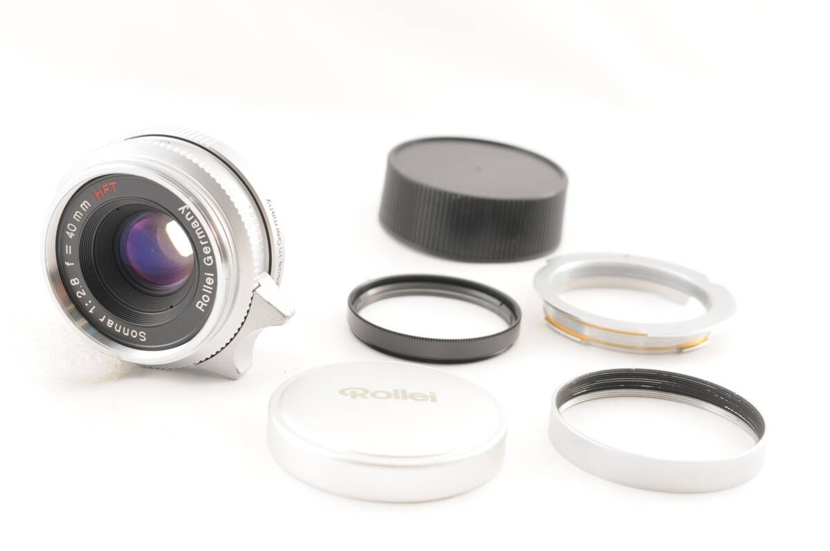 Rollei Sonnar 40mm f/2.8 HFT L39 with LM ring. Clean and beautiful