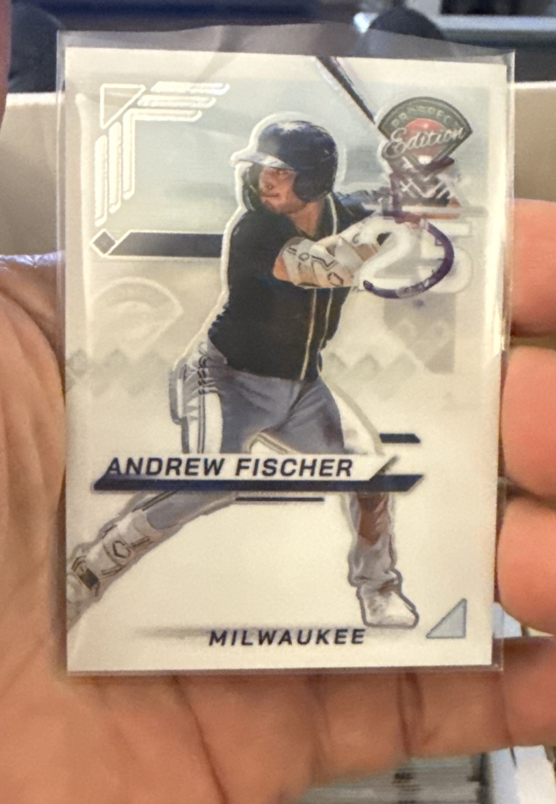2025 Panini Prospect Edition - Andrew Fischer #114 Holo (RC)