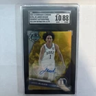 JARED MCCAIN 2023-24 BOWMAN CHROME UNI AUTO YELLOW /75 SGC 10/8