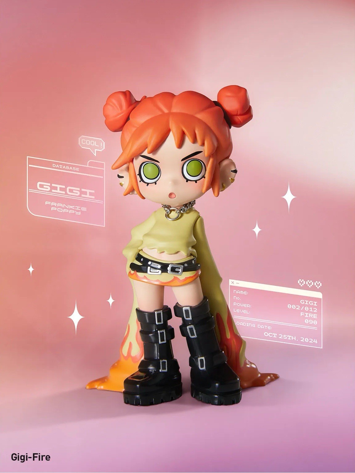 Pop Mart Lil Peach Riot: Loading! GiGi- Fire Figure Blind Box