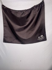 Coach Brown Satin Drawstring Dust Bag 19X15 Purse Accessories