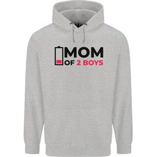 Mamá De Dos Niños Sudadera Divertida Para El Día De Las Madres