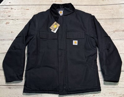 Carhartt C003 Duck Traditional Coat / Arctic Quilt Lined Black
