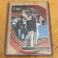 2020 Panini Select - Field Level Drew Brees #315 Red Prizm Die-Cut