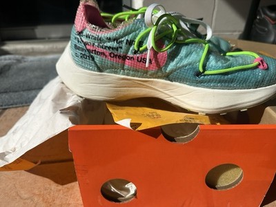 Nike x Off-White Nike Vapor Street Low Top Lace-Up Sneakers Blue Pink