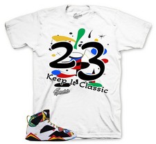 Shirt To Match AJ Retro 7 Miro Shoes  -  Classic Sneaker Tee