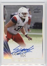 2016 Leaf Ultimate Draft 1990 Silver Spectrum /25 Scooby Wright III Auto 0u1n