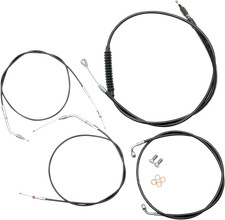 LA Choppers Black Cable & Brake Line Kit LA-8320KT-08B Made in USA
