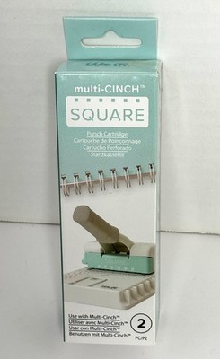 New We R Makers - Multi Cinch Collection - SQUARE Punch Cartridge