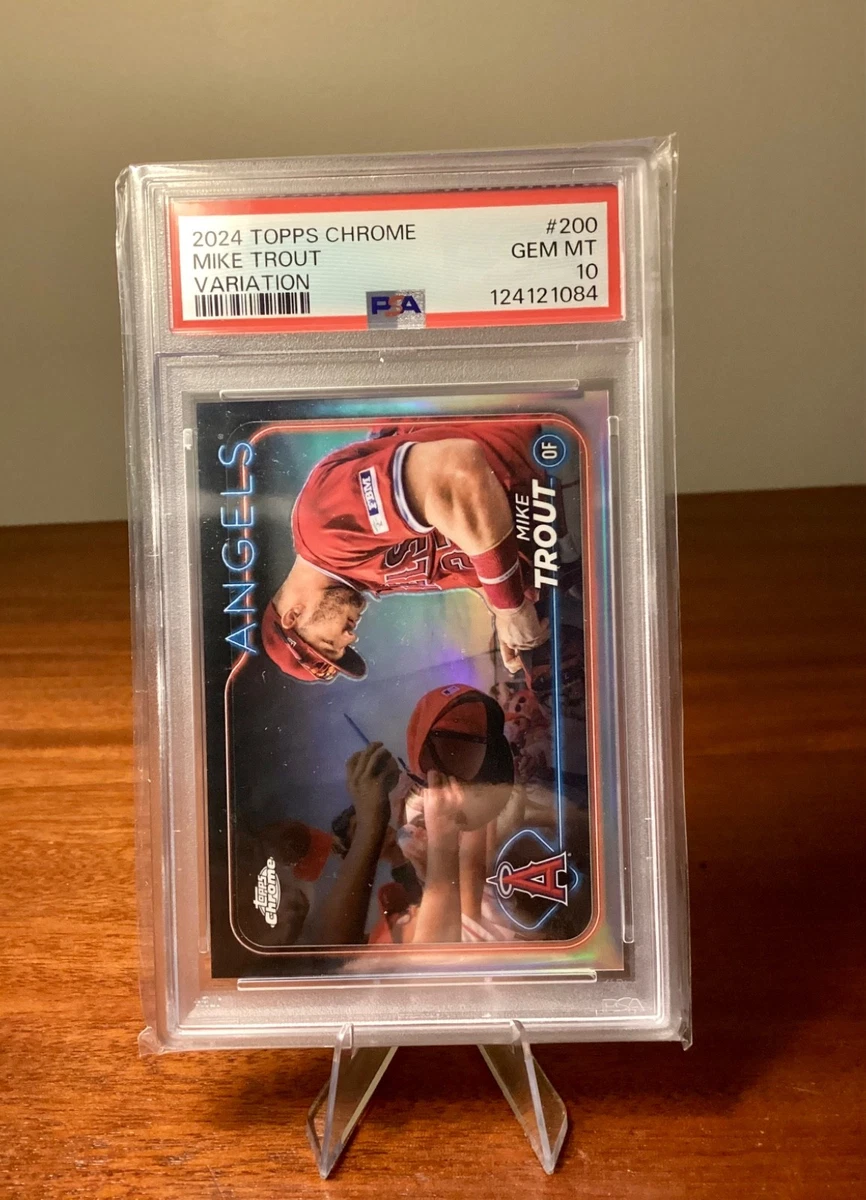 Mike Trout 10 Graded Baseball Sports Trading Cards & Accessories