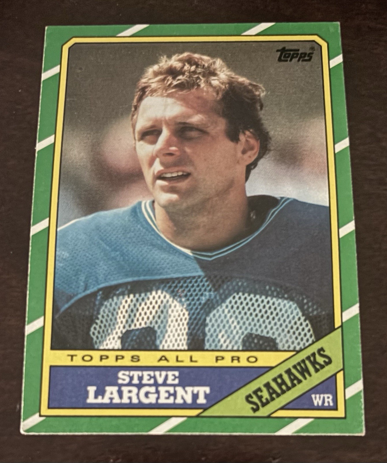 Steve Largent 1986 TOPPS All Pro Football Card # 203 Seattle Seahawks HOF🏈🔥