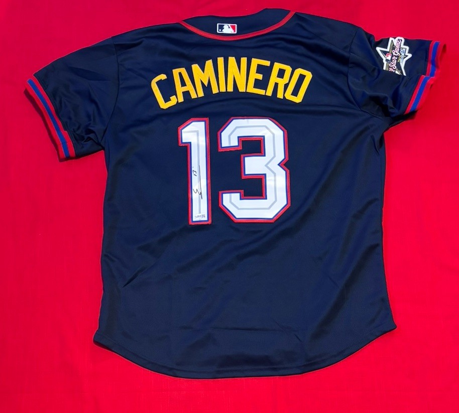 Junior Caminero MLB Baseball Autographed Signed Custom 2025 All