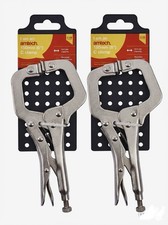 2pcs 6" 150mm C Clamp Adjustable Jaws Quick Release Lever Welding Work Clamp New